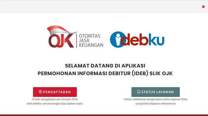 Cara cek BI Checking online lewat OJK IDEBKU