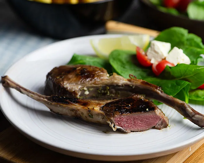 what to serve with greek lamb chop