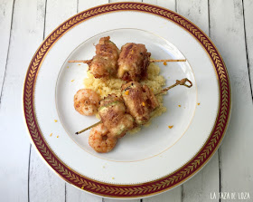 Brochetas-de-calabacín-con cous-cous