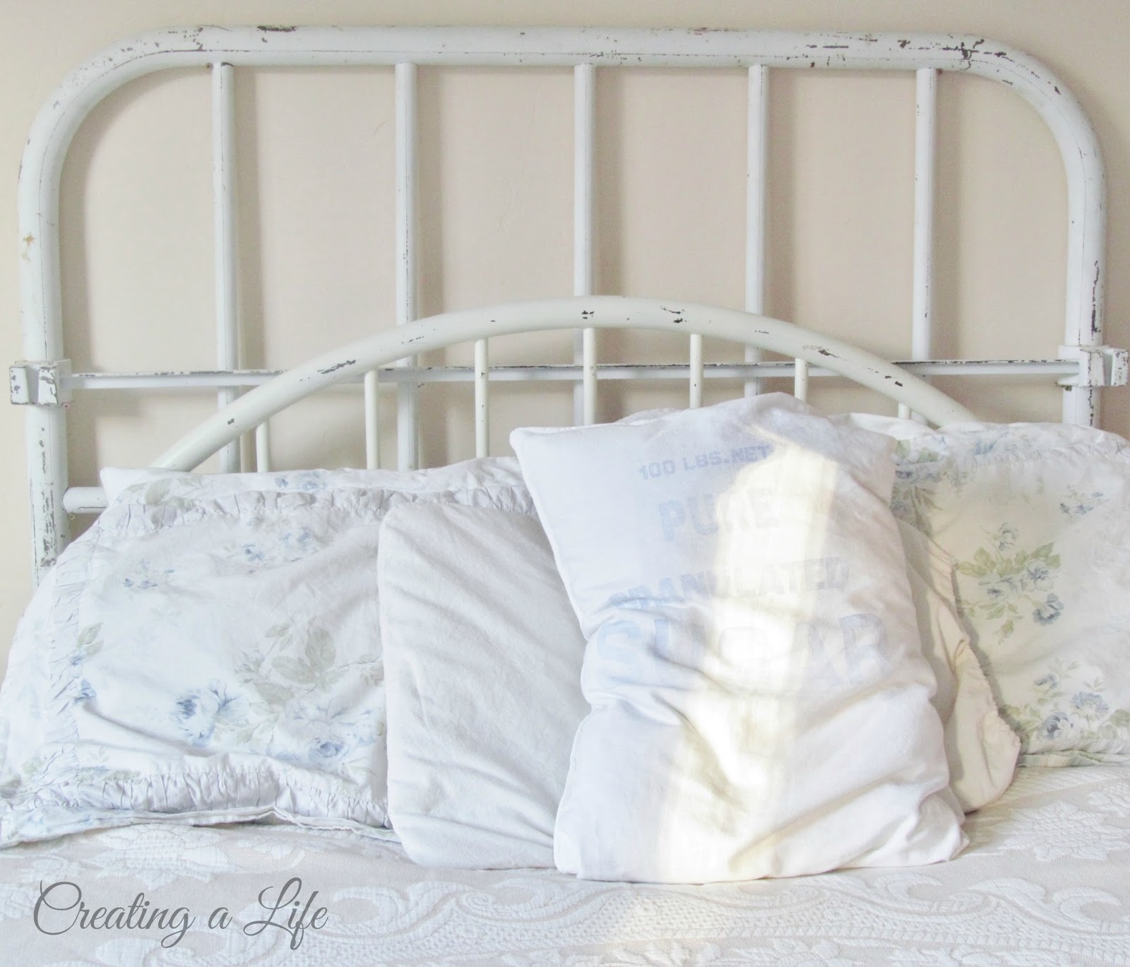 Creating A Life Vintage Iron Headboard or two