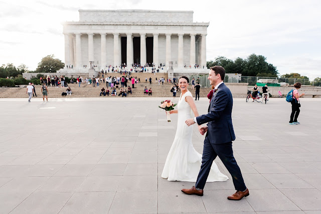 Washington DC Elopement at the DACOR Bacon House and Lincoln Memorial by Heather Ryan Photography