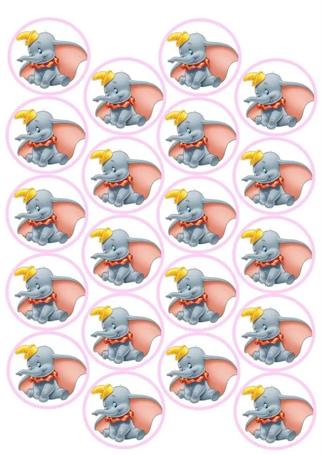 Dumbo Toppers or Free Printable Candy Bar Labels.