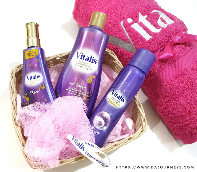 Review Vitalis Perfumed Moisturizing Body Wash Soft Beauty