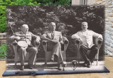 Chairs of Big Three at Potsdam