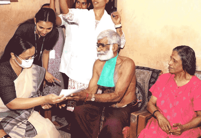 Minister Veena George consoled palliative care patients, Thiruvananthapuram, News, Minister Veena George, Visit, Palliative Care Patients, Health, Hospital, Treatment, Doctors, Patients, Kerala