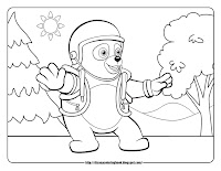 special agent oso coloring pages