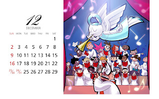 december month calendar wallpaper