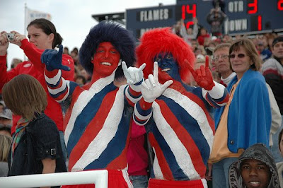 Football Fans Body Painting