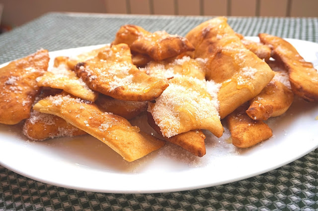 HOJUELAS 🥨 el dulce de 🎭 CARNAVAL 🎭 más fácil (OREJAS) Sin horno.