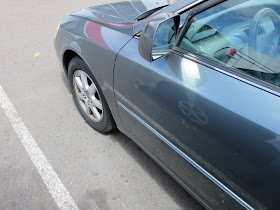 2001 Toyota Avalon with replacement door, mirror and door handle from Almost Everything Auto Body