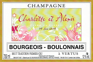 Étiquette champagne personnalisée à partir de nos modèles mariage