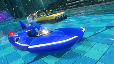 Sonic and All Stars Racing Transformed game footage 3