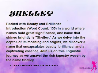 meaning of the name "SHELLEY"