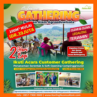 Customer Gathering kavling Nuansa Alam Agroeduwisata Bogor 251123 - kavlingnuansaalamdotcom - 085779009800