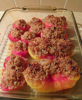 Baking Pan Filled with Candied Tomatoes