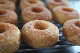 Mini baked apple cider doughnuts