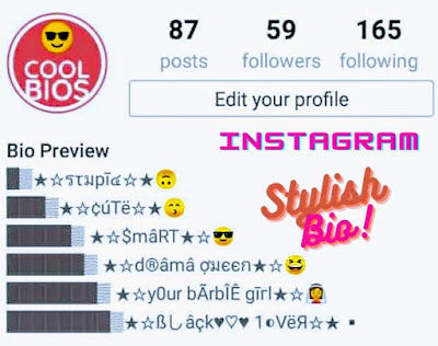 Stylish bio for instagram!!!instagram bio for girls stylish