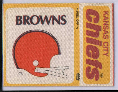 cleveland browns helmet. Hi-Gloss helmet sticker: