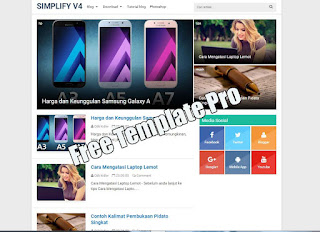 Simplify V4 Premium Blogger Templates - Free