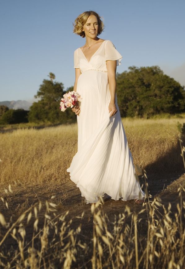 Simple Maternity Wedding Dresses