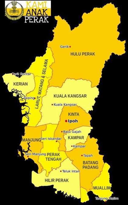 Daerah-daerah di negeri Perak