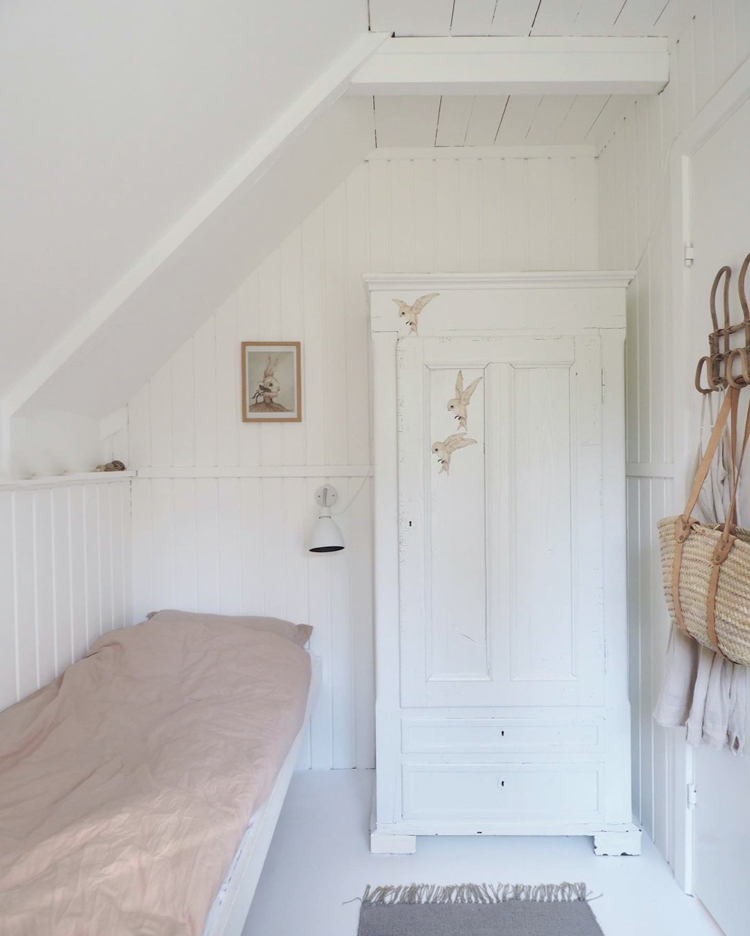 A White, Light & Airy Cabin on a Danish Island