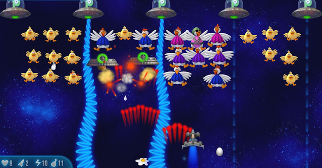 تحميل لعبة الفراخ Chicken Invaders برابط مباشر