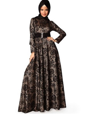 Koleksik Baju dress muslim batik 2017