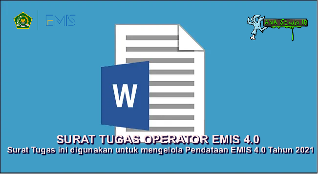 Docx Format Surat Tugas Operator Emis 4 0 Tahun 2021