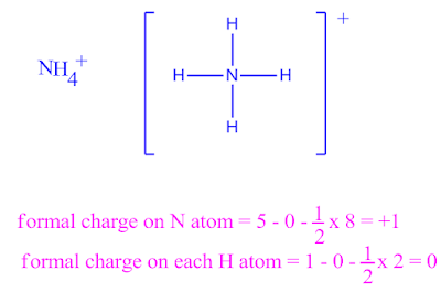 Formal charge,  formal charge calculation and significance of formal charge