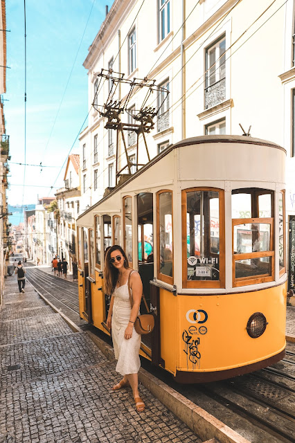 Alicia Mara at Funicular da Bica Tram | Tips and Tricks