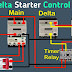 on video  Atomatic Star delta control wiring using timer relay 😲 