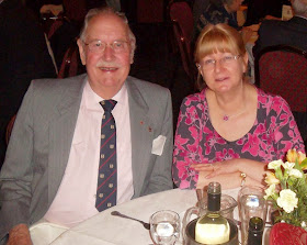 Enjoying the annual dinner of the Briggensians' Association held March  2014 at Elsham Golf Club - picture on Nigel Fisher's Brigg Blog