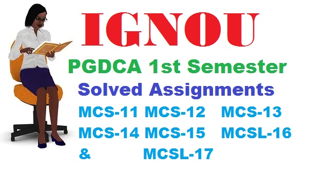 pgdca solved assignment 2019-20 IGNOU