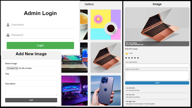 PHP - Image Gallery Management System In PHP and MySQL