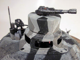 Completed Bunker for Warhammer 40k - Canon detail