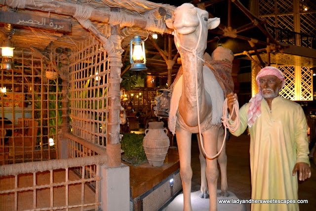 displays at Al Fanar restaurant, Dubai Festival City