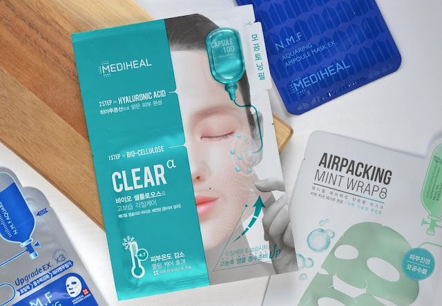 Mediheal Capsule 100 Bio Seconderm Clear Alpha Hyaluronic Acid Mask