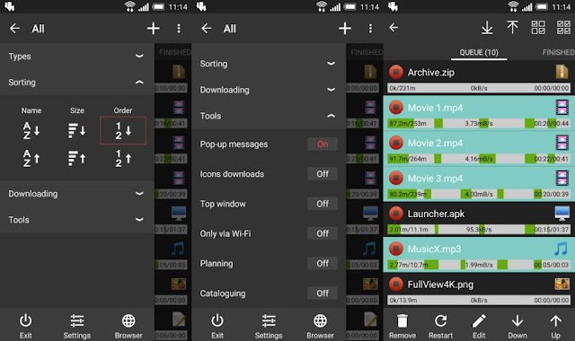 Aplikasi Advanced Download Manager