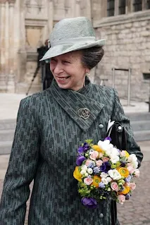 Princess Anne attends Commonwealth Service