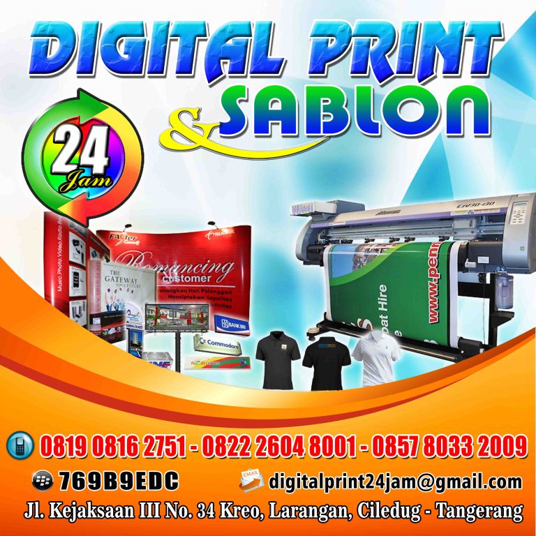 Digital Printing Jakarta  Backwall  Roll up banner  X 