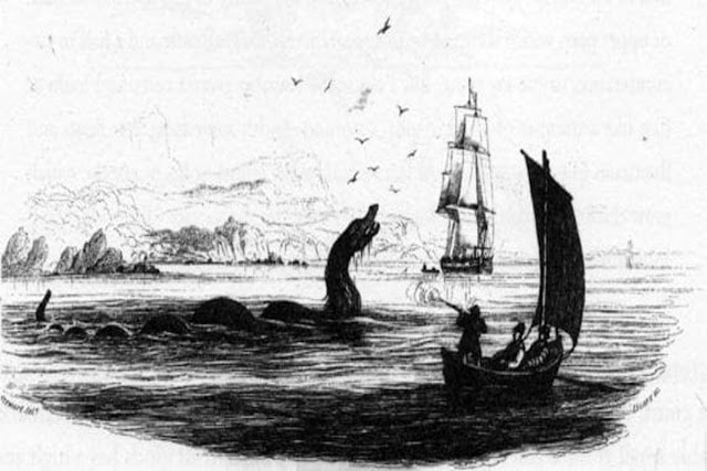 Морской змей (nuckelavee) из работы епископа Эрика Понтоппидана 1755 года
