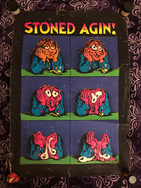 Robert Crumb Poster Stoned Again.