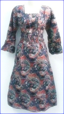  Model  Baju Batik Kombinasi Polosgamispestaterbaru 