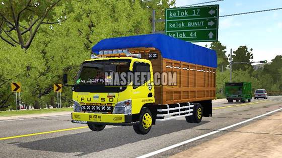 Mod Truck Canter HDL Kalimantan Bak Kayu