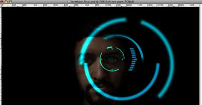 Iron Man View Interface Effect in Photoshop