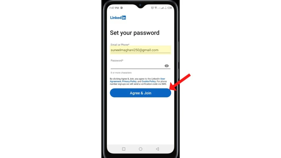 linkedin-email-and-password