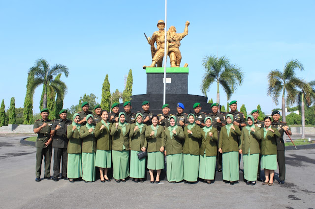 Dandim Klaten Ikuti Ziarah Rombongan Dalam Rangka Hari Juang TNI AD 2019