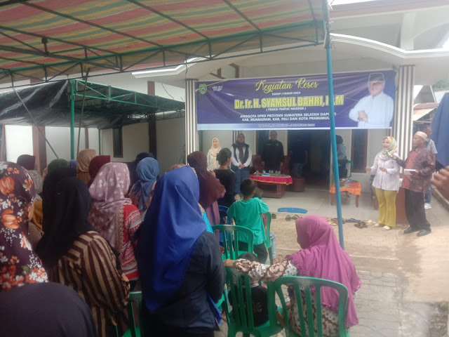 Menyerap Aspirasi Masyarakat Dr.Ir.H.Syamsul Bahri Gelar Reses Tahap 1 Tahun 2024 