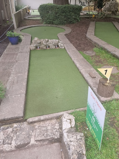 Cheddar Crazy Golf. Photo by Simon Brown, May 2022